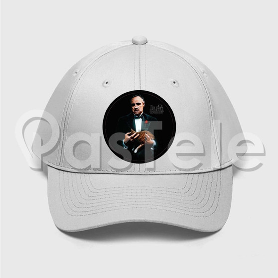 The Godfather Custom Unisex Twill Hat Embroidered Cap Black White