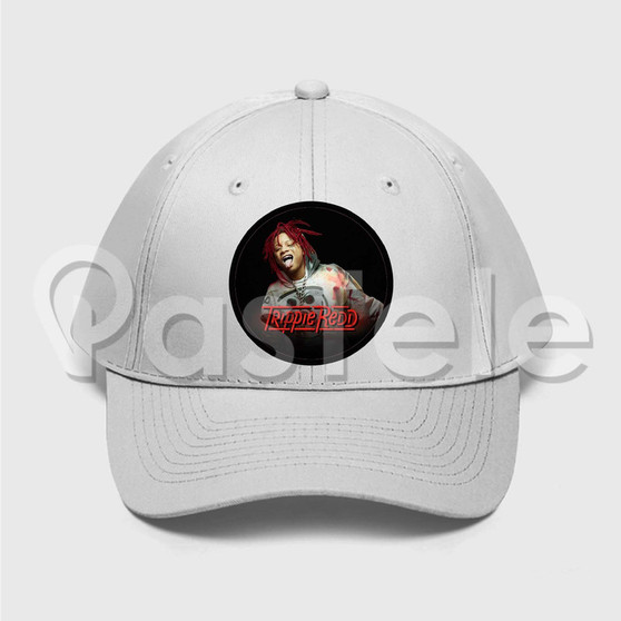 Trippie Redd Custom Unisex Twill Hat Embroidered Cap Black White