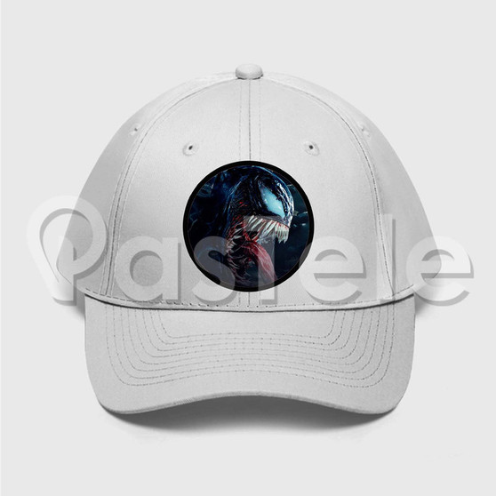 Venom Custom Unisex Twill Hat Embroidered Cap Black White