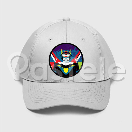 Voltron Legendary Defender Custom Unisex Twill Hat Embroidered Cap Black White