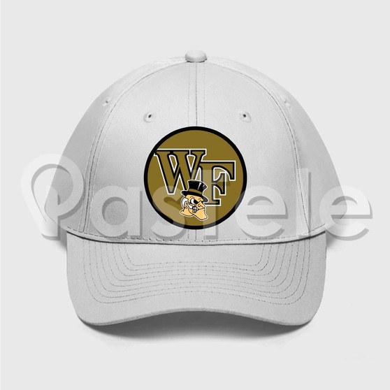 Wake Forest Demon Deacons Custom Unisex Twill Hat Embroidered Cap Black White