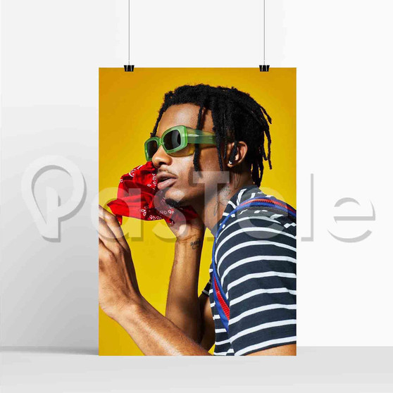 Playboi Carti 3 Custom Art New Silk Poster Print Wall Decor 20 x 13 Inch 24 x 36 Inch