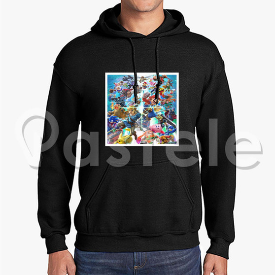 Super Smash Bros Ultimate Custom Unisex Hooded Sweatshirt Crew Hoodies Jacket Hoodie Cotton Polyester