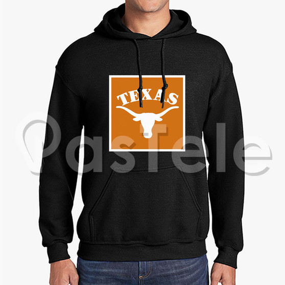 Texas Longhorns Custom Unisex Hooded Sweatshirt Crew Hoodies Jacket Hoodie Cotton Polyester