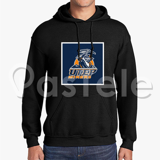 UTEP Miners Custom Unisex Hooded Sweatshirt Crew Hoodies Jacket Hoodie Cotton Polyester