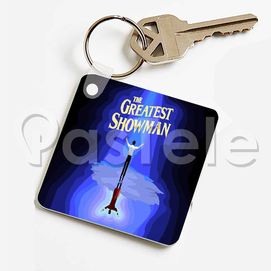 The Greatest Showman Custom Personalized Art Keychain Key Ring Jewelry Necklaces Pendant Two Sides