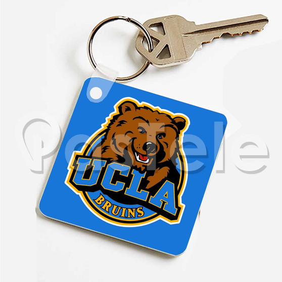 UCLA Bruins Custom Personalized Art Keychain Key Ring Jewelry Necklaces Pendant Two Sides