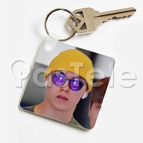 Vernon Custom Personalized Art Keychain Key Ring Jewelry Necklaces Pendant Two Sides