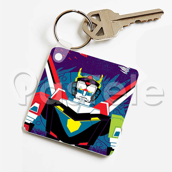 Voltron Legendary Defender Custom Personalized Art Keychain Key Ring Jewelry Necklaces Pendant Two Sides