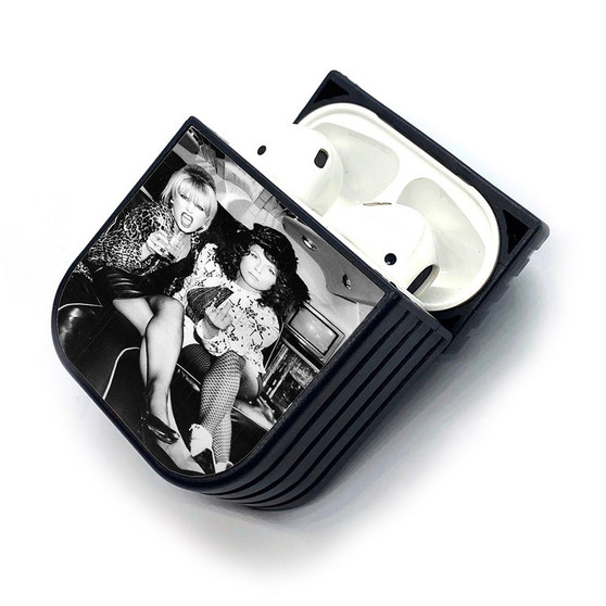 Pastele Patsy Stone and Edina Monsoon Absolutely Fabulous Custom Personalized AirPods Case Apple AirPods Gen 1 AirPods Gen 2 AirPods Pro Protective Cover