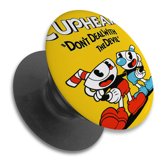 Pastele Cuphead Custom Personalized PopSockets Phone Grip Holder Pop Up Phone Stand