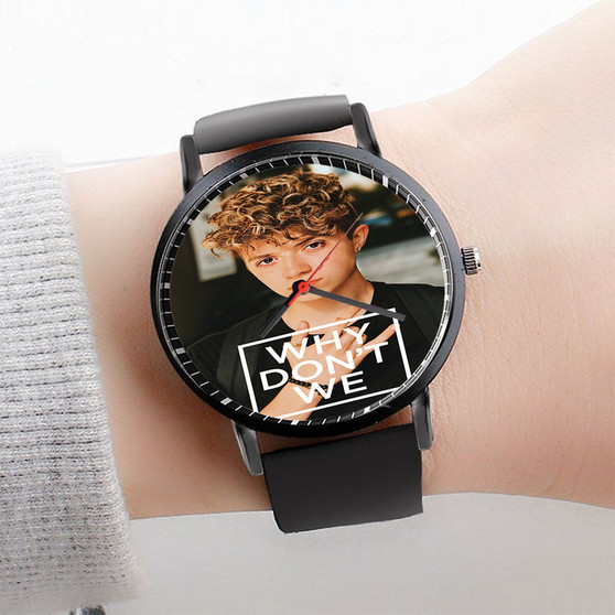 Pastele Why Don t We Jack Avery Watch Custom Unisex Black Quartz Watch Premium Gift Box Watches