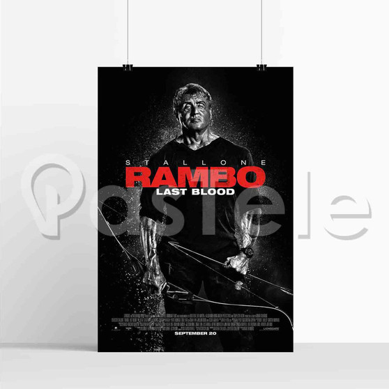 Rambo Last Blood Custom Printed Silk Poster Print Wall Decor 20 x 13 Inch 24 x 36 Inch