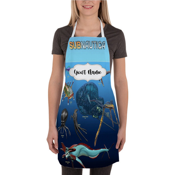 Pastele Subnautica Custom Personalized Name Kitchen Apron