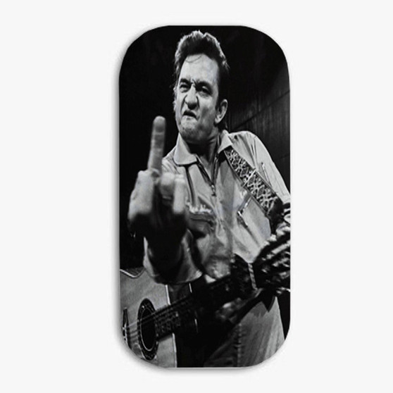 Pastele Johnny Cash Middle Finger Phone Click-On Grip Custom Pop Up Stand Holder Apple iPhone Samsung