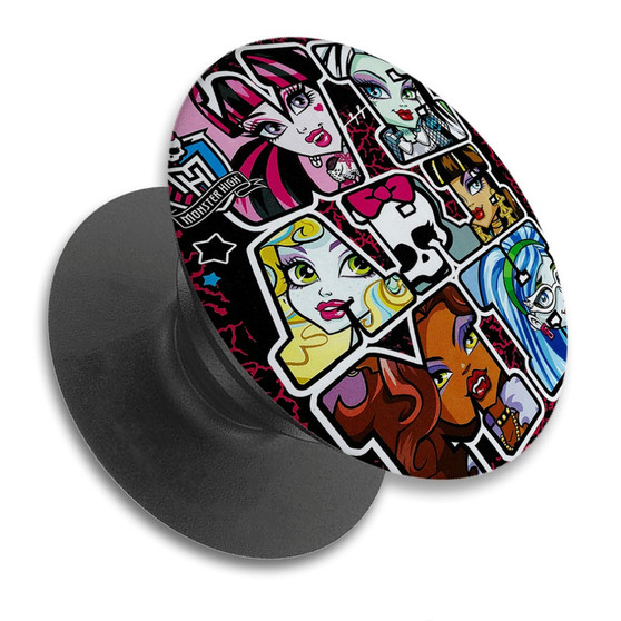 Pastele Monster High Custom Personalized PopSockets Phone Grip Holder Pop Up Phone Stand