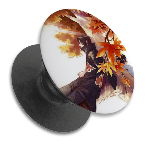 Pastele Naruto Shippuden Sasuke and Itachi Custom Personalized PopSockets Phone Grip Holder Pop Up Phone Stand