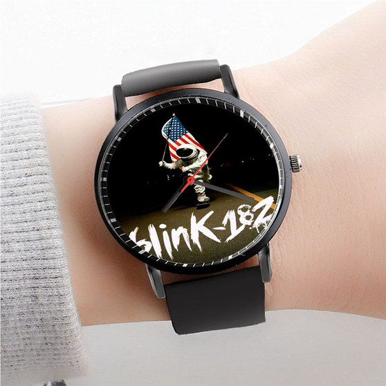 Pastele Blink 182 Since 1992 Watch Custom Unisex Black Quartz Watch Premium Gift Box Watches