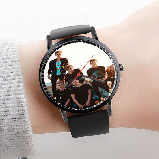 Pastele Why Don t We Watch Custom New Unisex Black Quartz Watch Premium Gift Box Watches