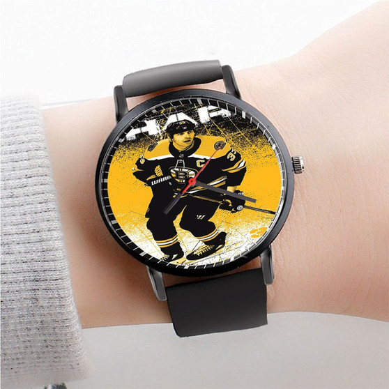 Pastele Zdeno Ch ra NHL Boston Bruins Watch Custom Unisex Black Quartz Watch Premium Gift Box Watches