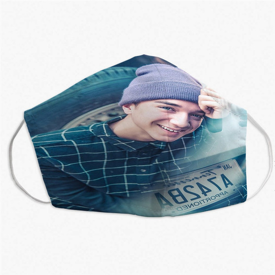 Pastele Daniel Seavey Why Don t We Custom Fabric Face Mask Polyester Two Layers Cloth Washable Non-Surgical Protective Face Mask
