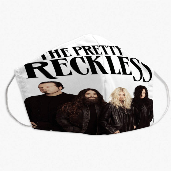 Pastele The Pretty Reckless Custom Fabric Face Mask Polyester Two Layers Cloth Washable Non-Surgical Protective Face Mask