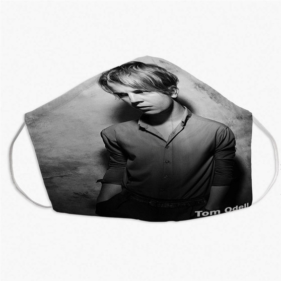 Pastele Tom Odell Custom Fabric Face Mask Polyester Two Layers Cloth Washable Non-Surgical Protective Face Mask