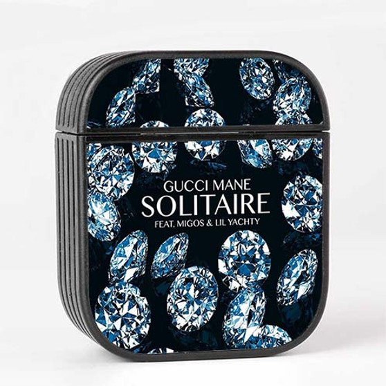 Pastele Gucci Mane Feat Migos Lil Yachty Solitaire Custom New Personalized AirPods Case Apple AirPods Gen 1 AirPods Gen 2 AirPods Pro Protective Cover Sublimation