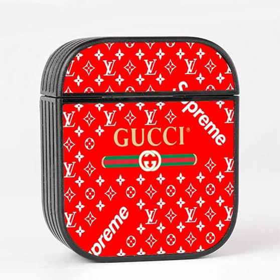 gucci supreme airpod case