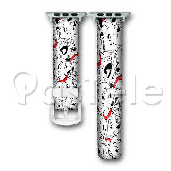 101 Dalmatians Custom Personalized Apple Watch Band Strap Wrist Band Replacement 38mm 40mm 42mm 44mm Leather