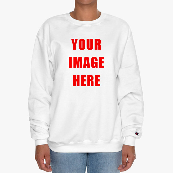 Custom Your Image Unisex Crewneck Sweatshirt Cotton Polyester Fabric