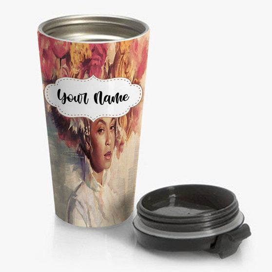 Pastele Beyonce Art Custom Personalized Name Steinless Steel Travel Mug