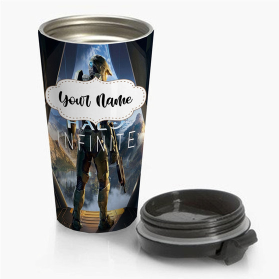Pastele Halo Infinite Custom Personalized Name Steinless Steel Travel Mug