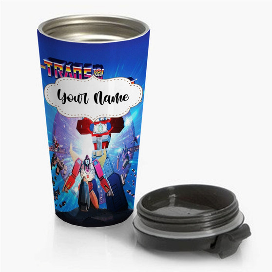 Pastele The Transformers The Movie Custom Personalized Name Steinless Steel Travel Mug