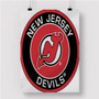 Pastele New Jersey Devils NHL Custom Personalized Silk Poster Print Wall Decor 20 x 13 Inch 24 x 36 Inch Wall Hanging Art Home Decoration