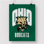 Pastele Ohio Bobcats Custom Personalized Silk Poster Print Wall Decor 20 x 13 Inch 24 x 36 Inch Wall Hanging Art Home Decoration