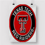 Pastele Texas Tech Red Raiders Custom Personalized Silk Poster Print Wall Decor 20 x 13 Inch 24 x 36 Inch Wall Hanging Art Home Decoration