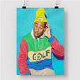 Pastele Tyler The Creator Custom Personalized Silk Poster Print Wall Decor New 20 x 13 Inch 24 x 36 Inch Wall Hanging Art Home Decoration