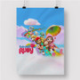 Pastele Rainbow Ruby Custom Personalized Silk Poster Print Wall Decor 20 x 13 Inch 24 x 36 Inch Wall Hanging Art Home Decoration