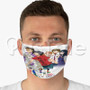 Anohana The Flower We Saw That Day Custom Fabric Face Mask Polyester Two Layers Cloth