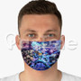 Armed Blue Gunvolt Custom Fabric Face Mask Polyester Two Layers Cloth