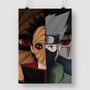 Pastele Naruto Shippuden Tobi and Kakashi Custom Personalized Silk Poster New Print Wall Decor 20 x 13 Inch 24 x 36 Inch Wall Hanging Art Home Decoration