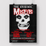 Pastele THe Original Misfits Riot Fest Poster Wall Decor Custom Personalized Silk Poster Print Wall Decor 20 x 13 Inch 24 x 36 Inch Wall Hanging Art Home Decoration