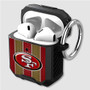 Pastele San Francisco 49ers NFL Custom Personalized Airpods Case Shockproof Cover The Best Smart Protective Cover With Ring AirPods Gen 1 2 3 Pro Black Pink Colors
