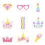 Pastele Cute Unicorn Photo Booth Party Props Collection Megabundle Clipart Instant Digital Download Printable Editable Vector Clipart Decoration Greeting Card Wall Decor Stickers Label Party Supplies Poster T-Shirt Clothing Embroidery Birthday