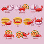 Pastele English Preposition With Crab Clipart PNG Bundles EPS 300 Dpi File Ready to Use Editable printable Vector Artwork Instant Digital Download for Print to Fabric Textile Clothing Paper Wall Art Wall Decor Wall Paper Embroidery Birthday Stickers