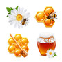 Pastele Honey Food Icon Set of Clipart Collection Printable Editable Digital Download PNG EPS File 300 Dpi Clip Art for Paper Products Invitations Greeting Card Stickers Embroidery Clothing Commercial and Personal Use