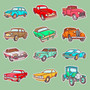Pastele Vintage Car Sticker Hand Drawn Coloring Clipart Digital File Download Printable Colorful Digital Art Instant Download for Clothing Cards & invitations Stickers Mugs Stamps Candles Posters Signs Labels Stationary Scrapbooking Party Supplies