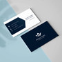 Pastele Blue Cube Pattern Business Card Name Card Template Editable in Canva Printable ID Card for Business Online Store Cards Custom Design Company Card Personal Name Card Menu Pricing Guide Decor Price List Instant Digital Download