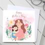 Pastele Happy Mother's Day Custom Personalized Greeting Card Digital Download File Template Editable in Canva Message Card Custom Text Easy Self Editing Girlfriend Boyfriend Happy Birtday Wedding New Born Graduation Gift Printable Greeting Card
